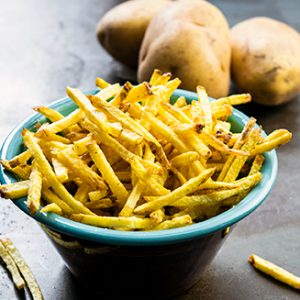 Patatas fritas: ¡no les quites la piel!