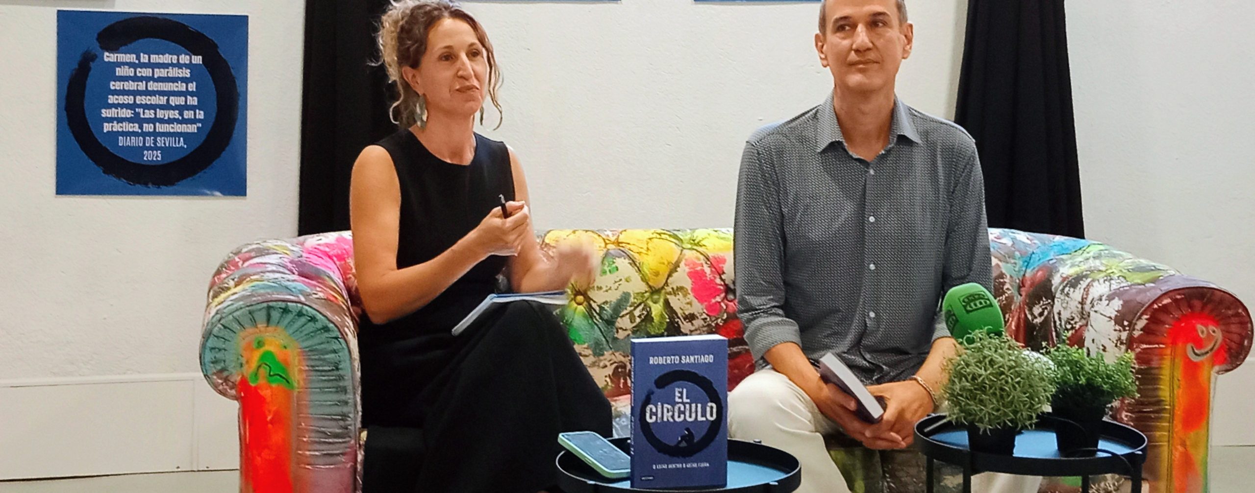 Roberto Santiago presenta "El círculo" en Madrid. Foto: Sara Niño Rodríguez