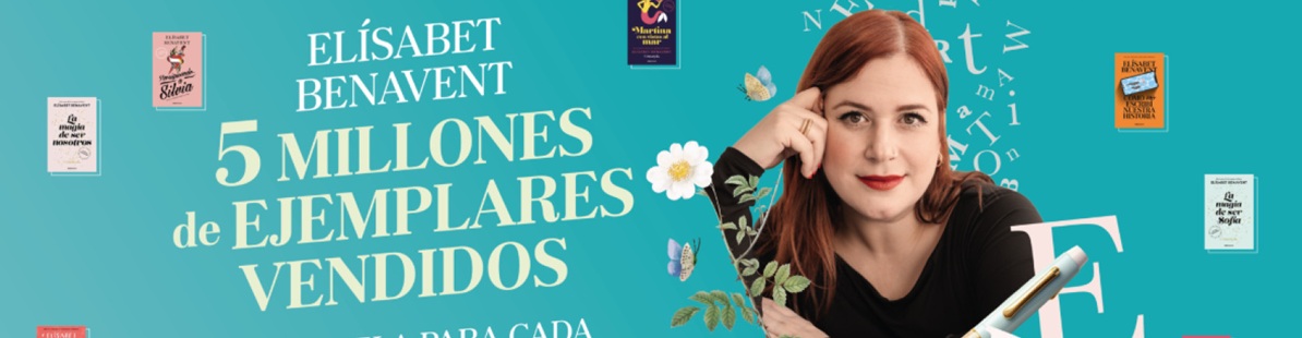 Elísabet Benavent vende 5 millones. Foto: Penguin Random House